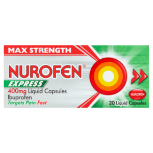 Nurofen Express Max Strength 400mg - 20 Liquid Capsules
