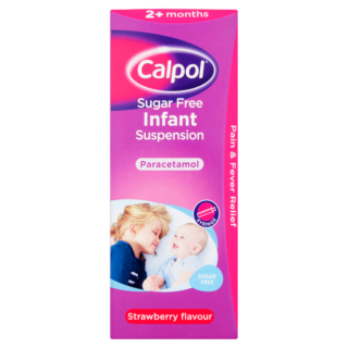 Calpol Sugar Free Infant Suspension Strawberry - 200ml