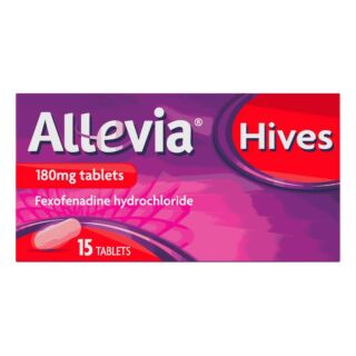 Allevia Hives 180mg - 15 Tablets