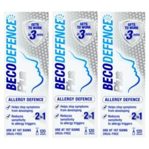 Becodefence Allergy Defence Plus Nasal Spray - 20ml - 3 Pack