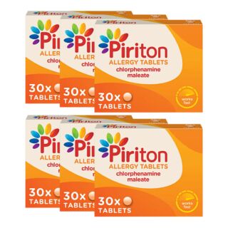 Piriton Allergy – 30 Tablets x 6